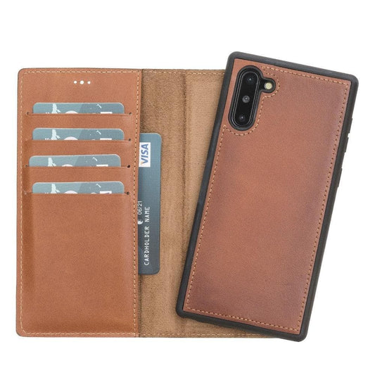 Magic Galaxy Note 10 Series Detachable Genuine Leather Case / MW-0