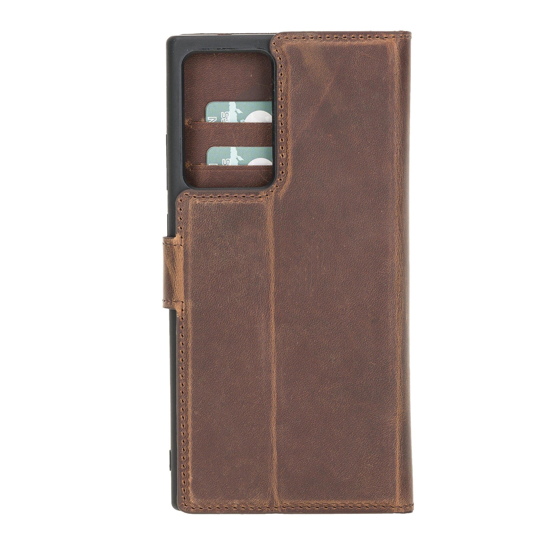Magic Galaxy Note 20 Series Detachable Genuine Leather Wallet Case - MW-4