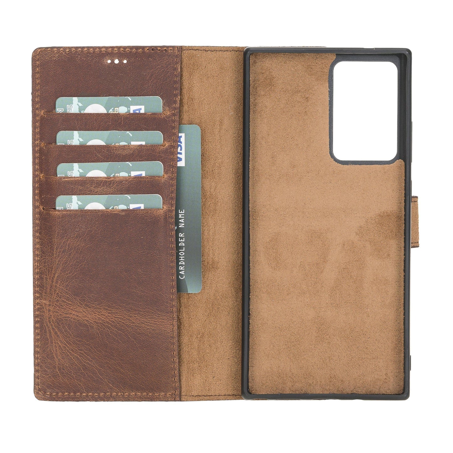 Magic Galaxy Note 20 Series Detachable Genuine Leather Wallet Case - MW-1