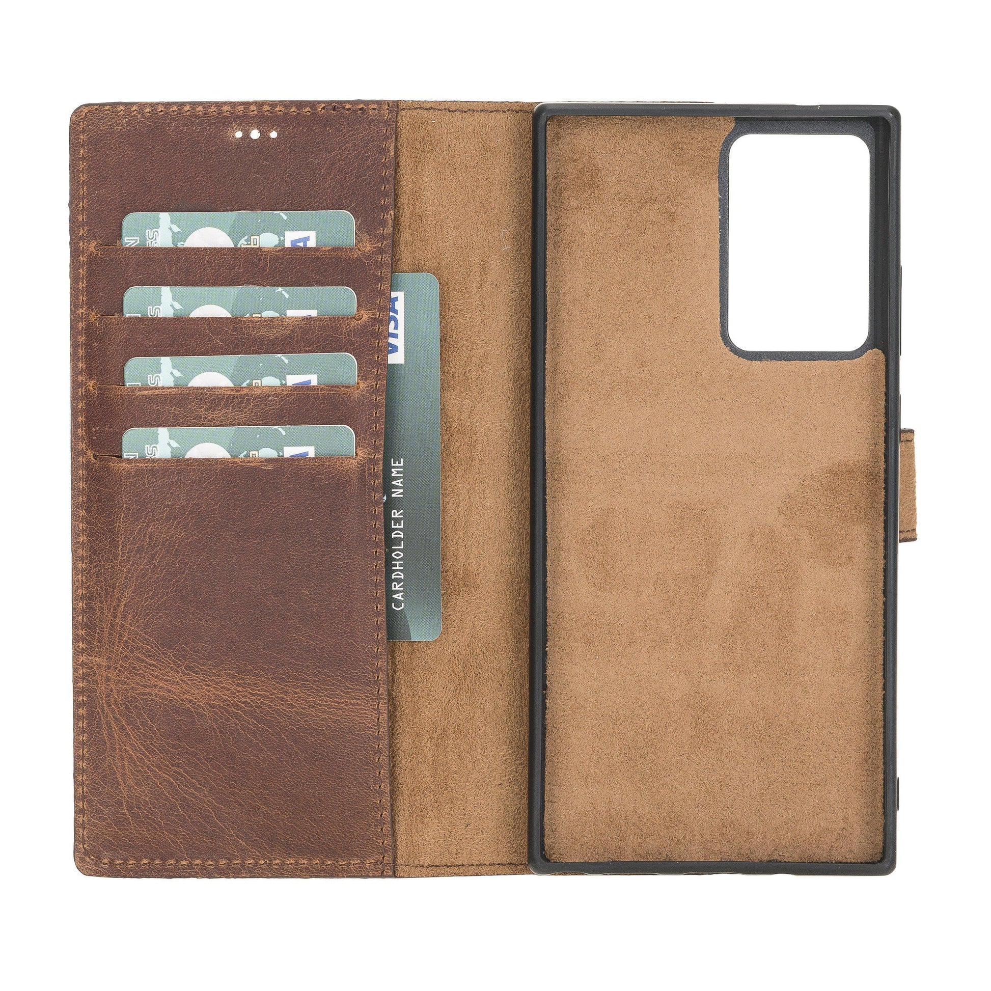 Magic Galaxy Note 20 Series Detachable Genuine Leather Wallet Case - MW-1