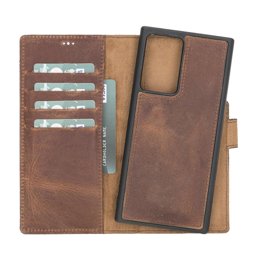 Magic Galaxy Note 20 Series Detachable Genuine Leather Wallet Case - MW-0