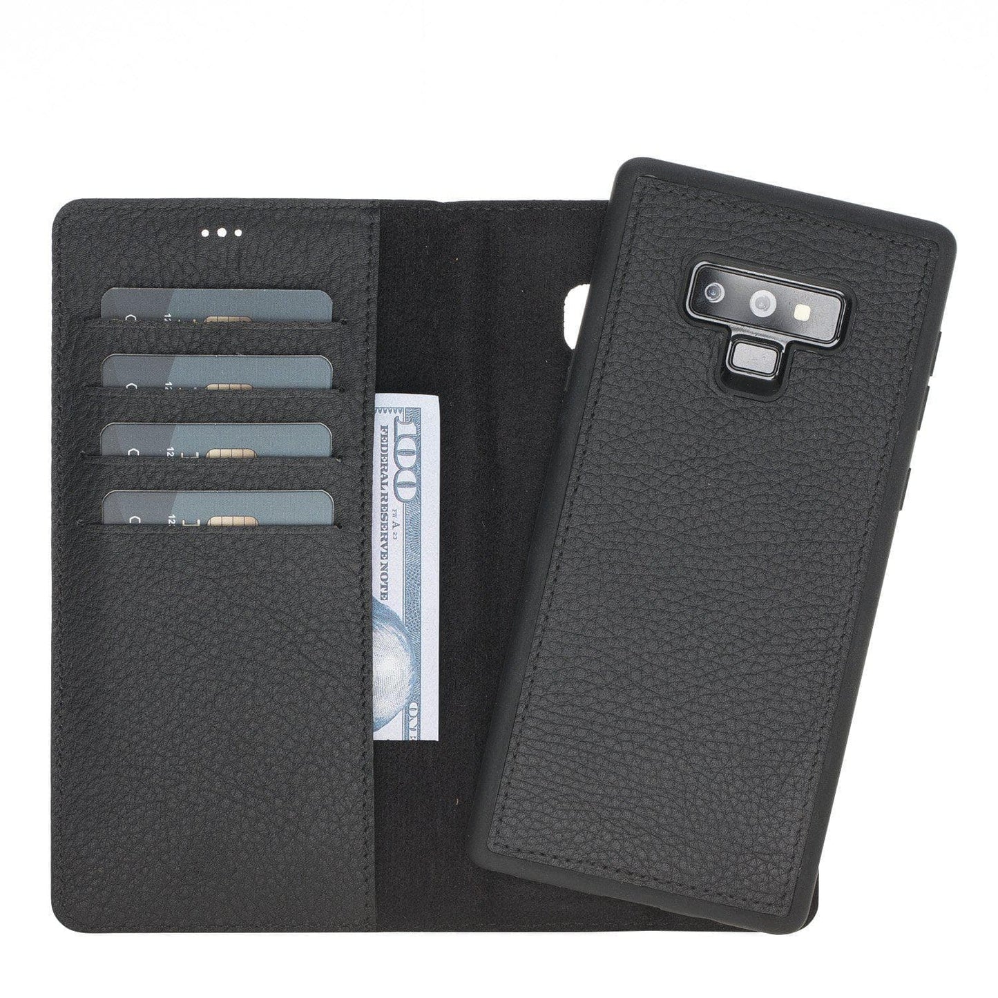 Magic Galaxy Note 9 Series Detachable Genuine Leather Wallet Case - MW-1