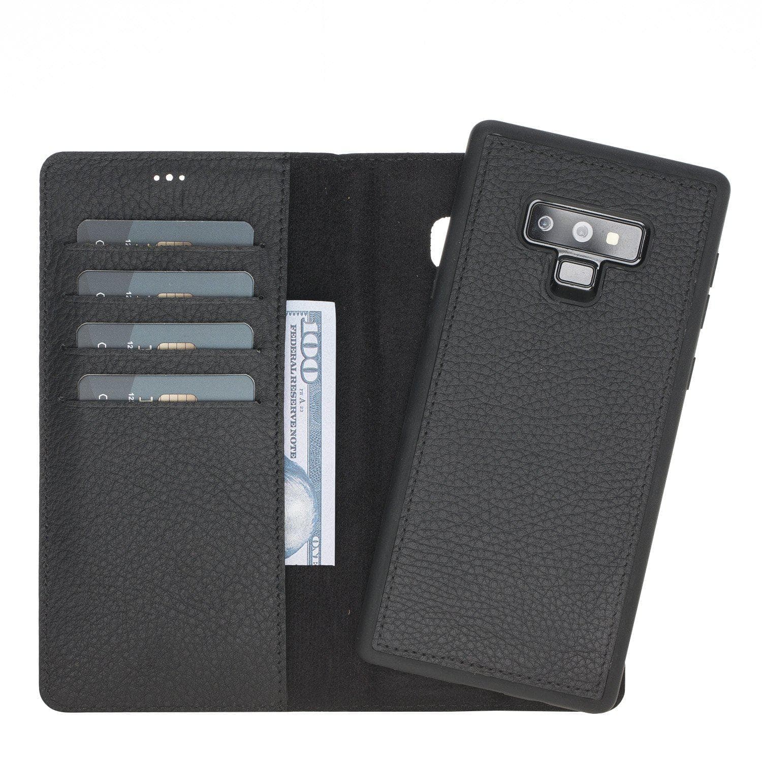 Magic Galaxy Note 9 Series Detachable Genuine Leather Wallet Case - MW-1