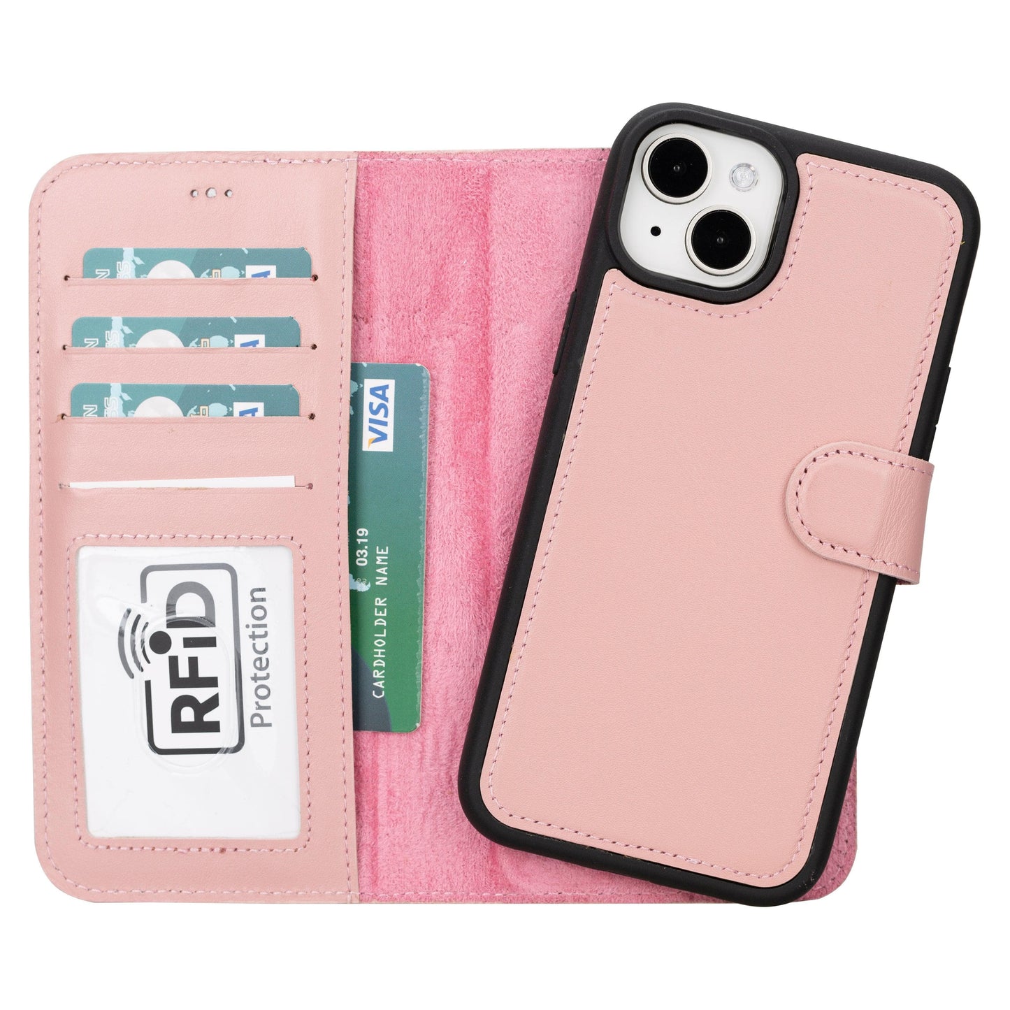 Magic iPhone 16 Detachable Genuine Leather Case-9