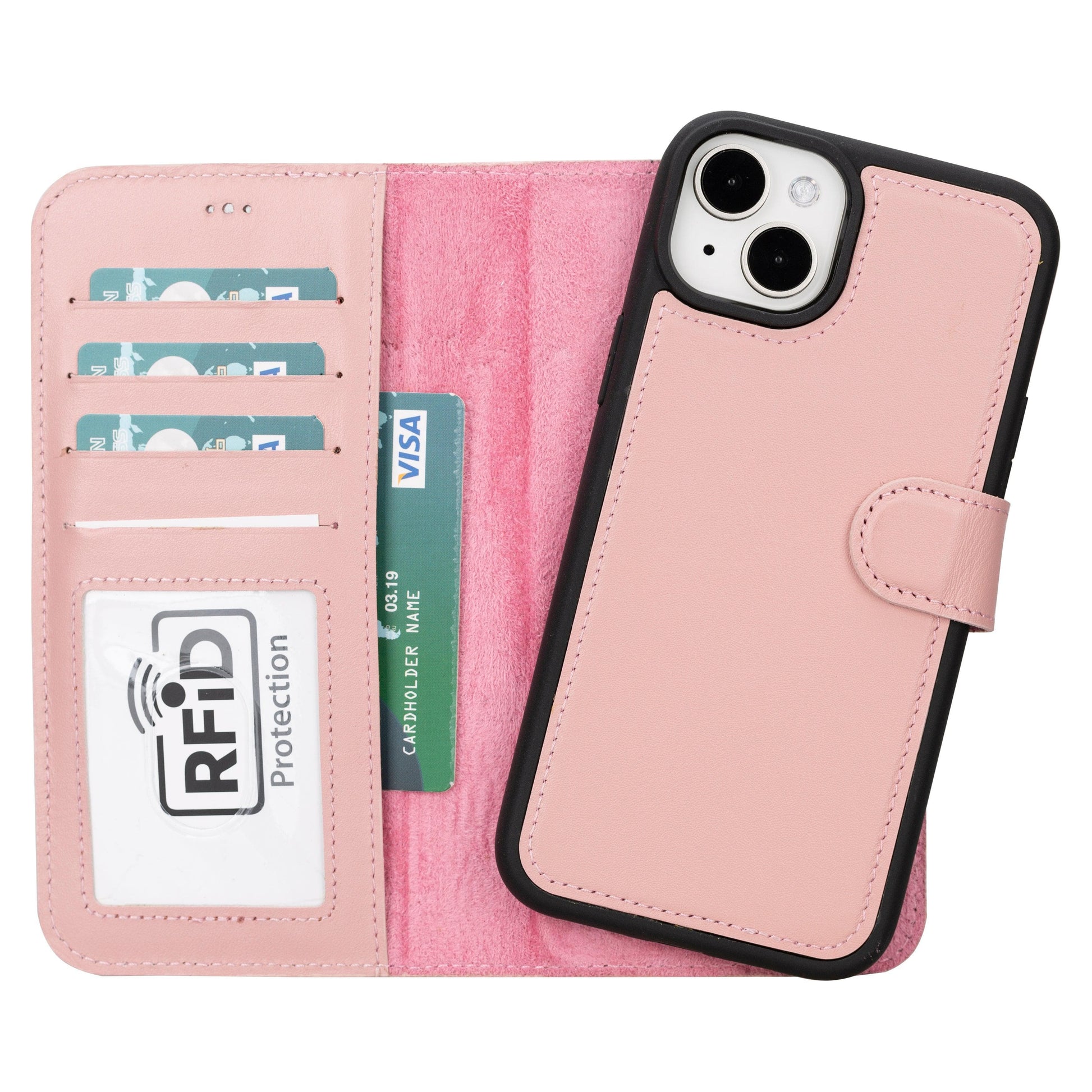 Magic iPhone 16 Detachable Genuine Leather Case-9