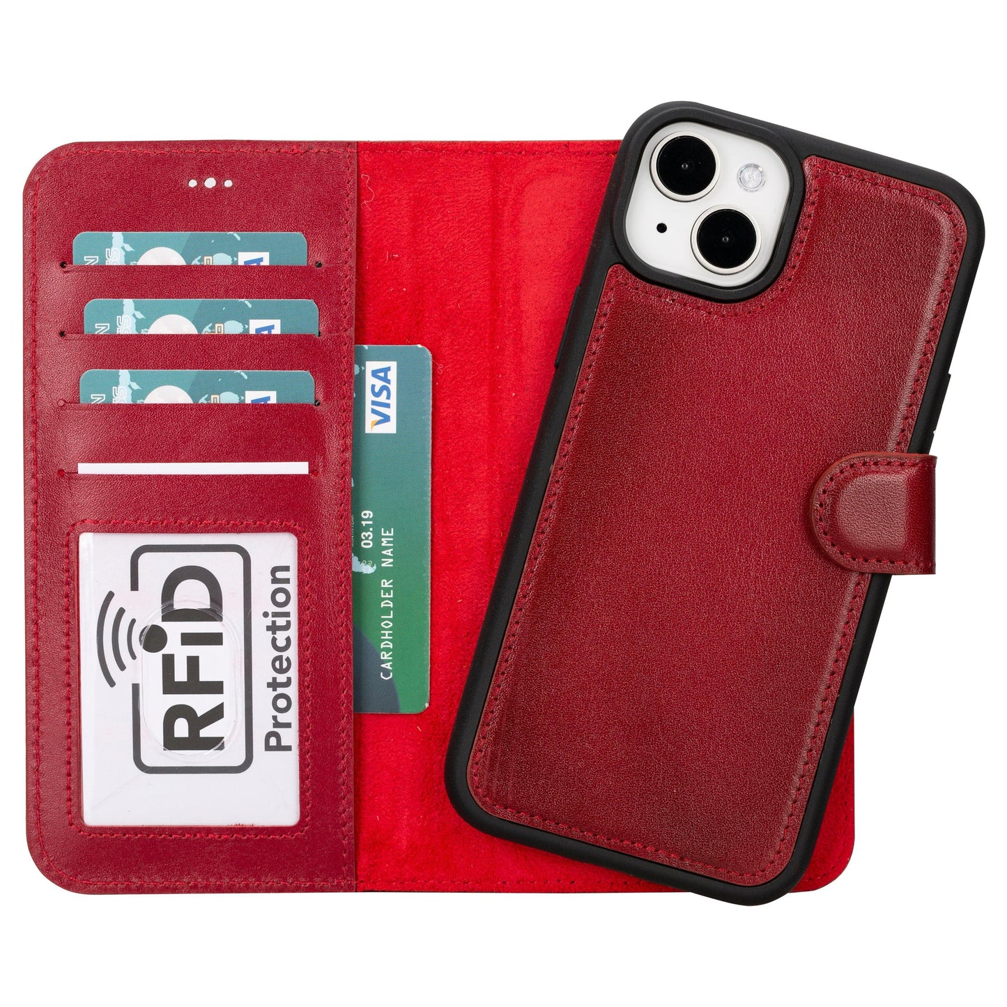 Magic iPhone 16 Detachable Genuine Leather Case-10