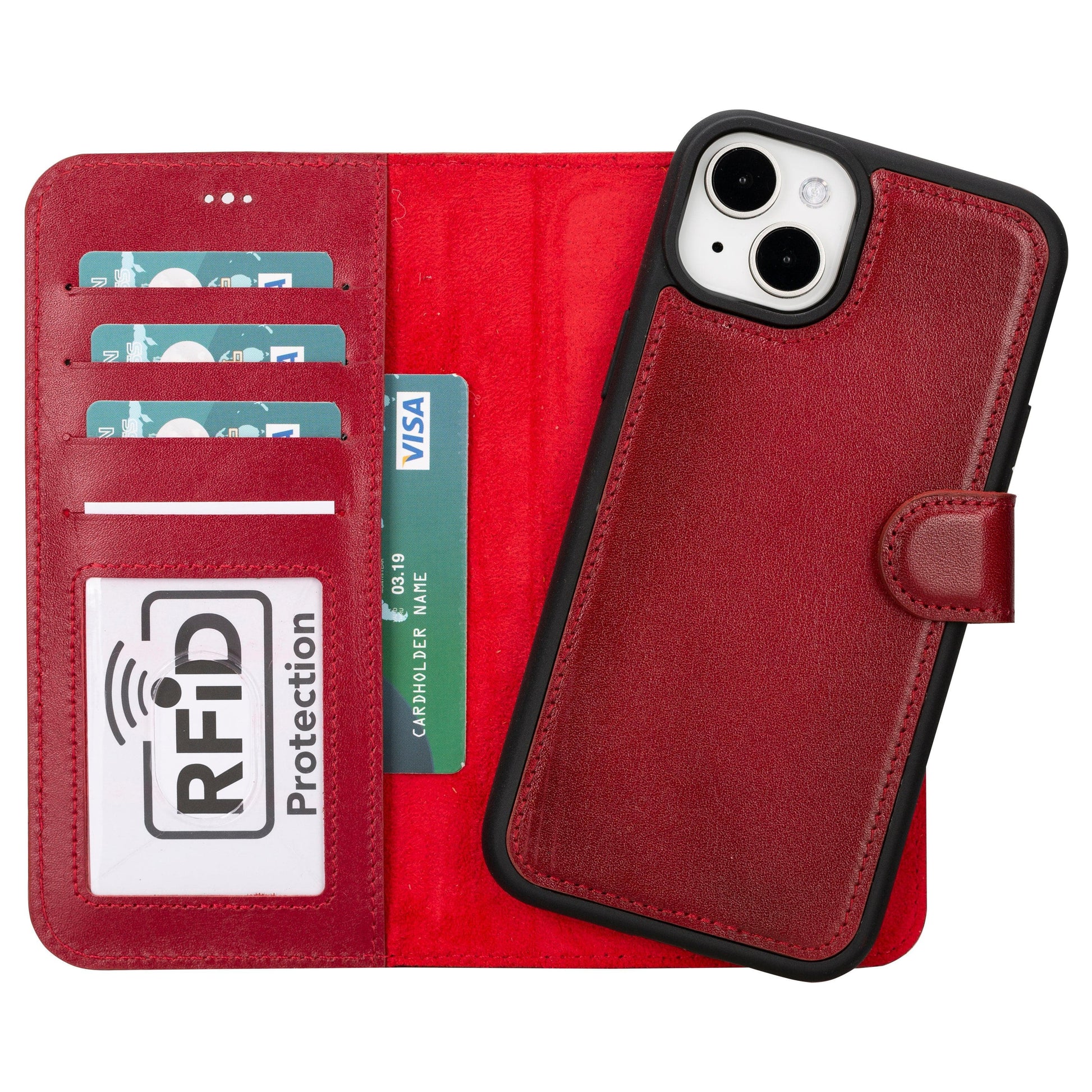 Magic iPhone 16 Detachable Genuine Leather Case-10