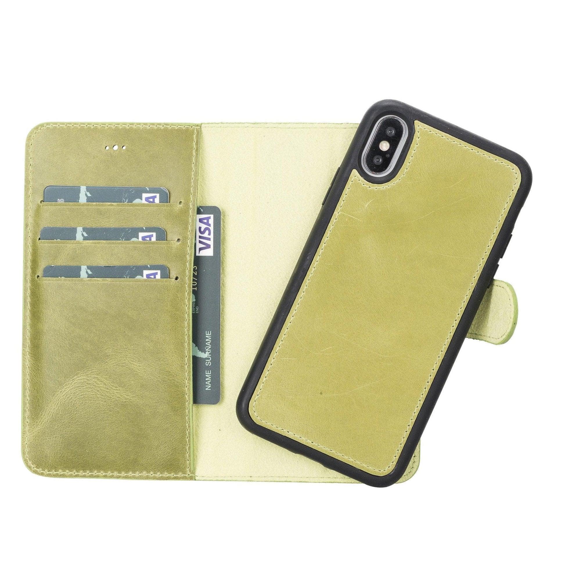 Magic iPhone X Series Detachable Genuine Leather Case / MW-0