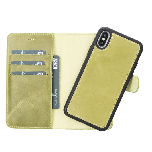 Magic iPhone X Series Detachable Genuine Leather Case / MW-0