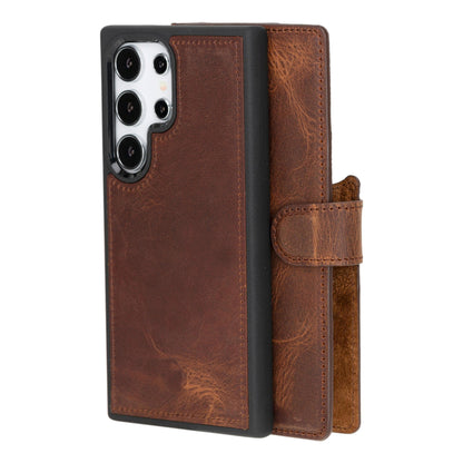 Magic Samsung Galaxy S25 Ultra Detachable Leather Wallet Case-1