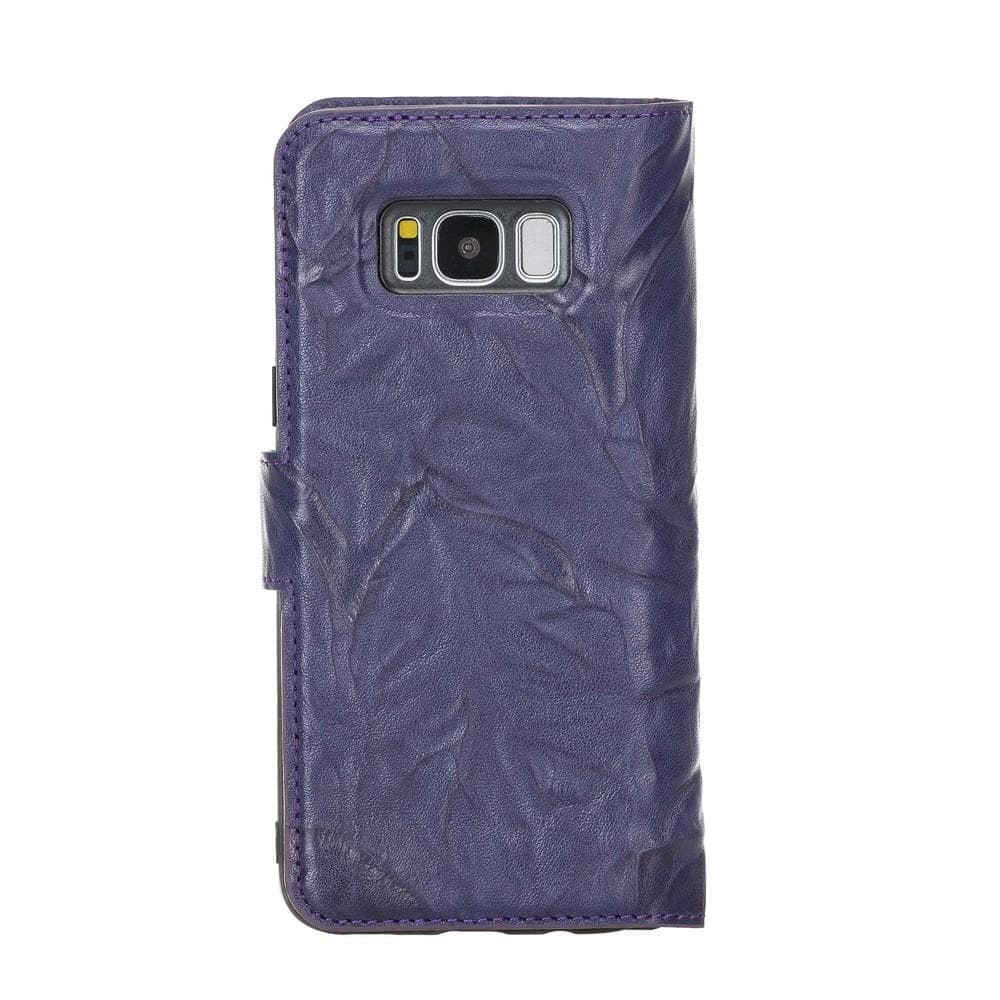 Magic Samsung Galaxy S8 Detachable Genuine Leather Wallet Case - MW-4
