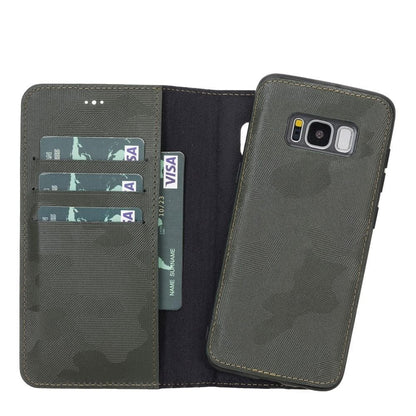 Magic Samsung Galaxy S8 Detachable Genuine Leather Wallet Case - MW-0