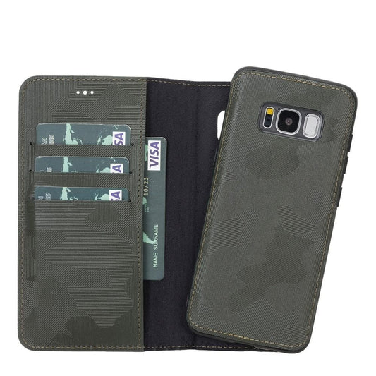 Magic Samsung Galaxy S8 Detachable Genuine Leather Wallet Case - MW-0