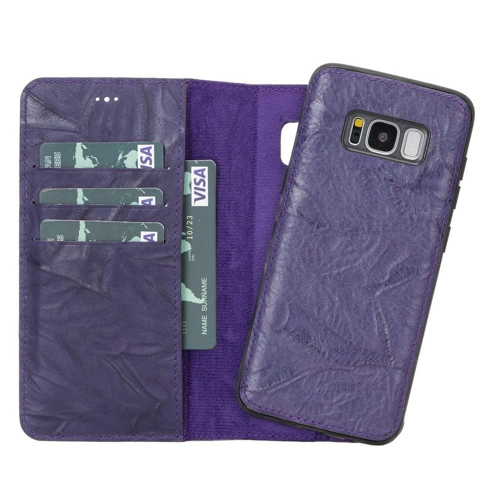 Magic Samsung Galaxy S8 Detachable Genuine Leather Wallet Case - MW-1