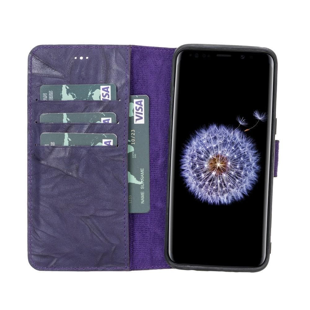 Magic Samsung Galaxy S8 Detachable Genuine Leather Wallet Case - MW-2