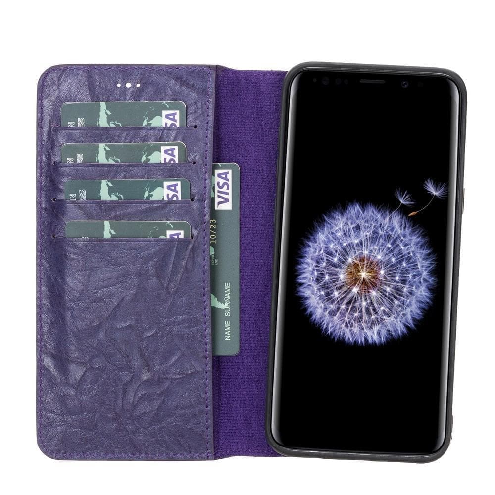 Magic Samsung  Series Detachable Genuine Leather Wallet Case - MW-2