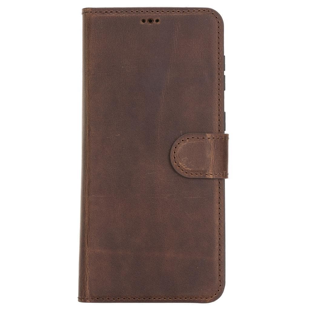 Magic Samsung  Series Detachable Genuine Leather Wallet Case - MW-4