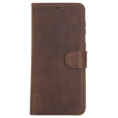 Magic Samsung  Series Detachable Genuine Leather Wallet Case - MW-4