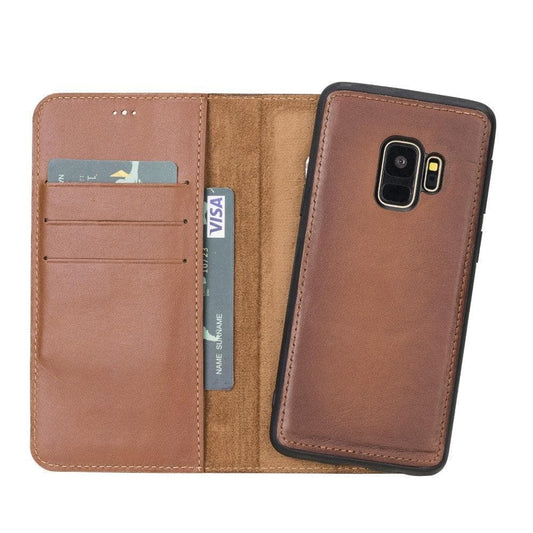Magic Samsung  Series Detachable Genuine Leather Wallet Case - MW-0