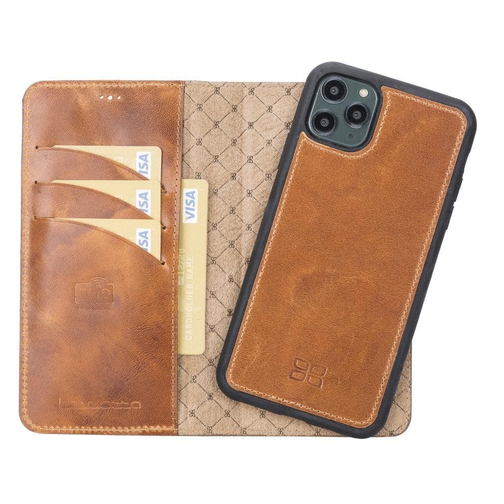 Apple iPhone 11 Series Detachable Leather Wallet Case - MW-12