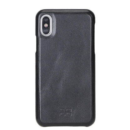Full Leather Covered Back Cover for Apple iPhone X Series-6