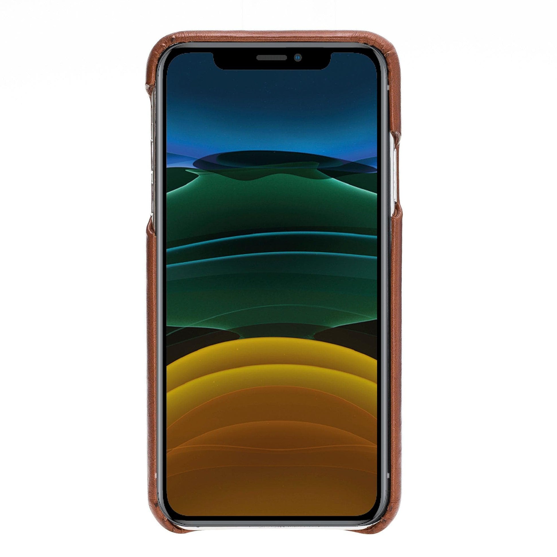 Fully Leather Back Cover for Apple iPhone 11 Series-1