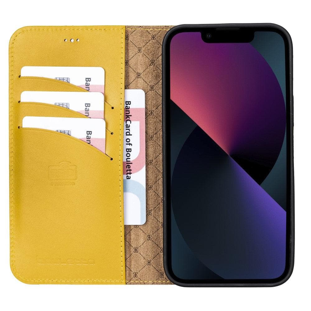 Apple iPhone 13 Series Colorful Detachable Leather Wallet Case - MW-3