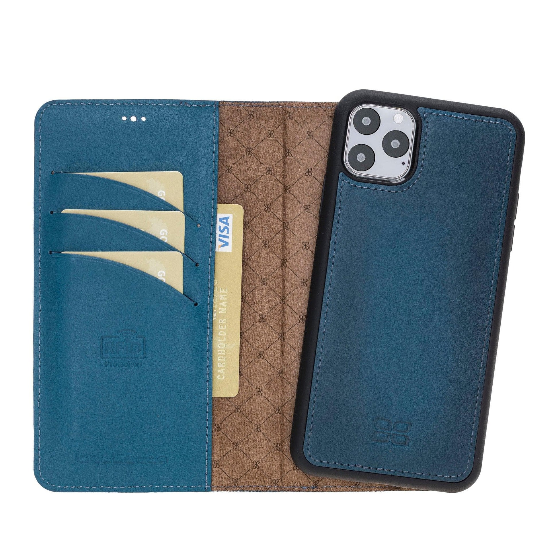 Apple iPhone 11 Series Detachable Leather Wallet Case - MW-0