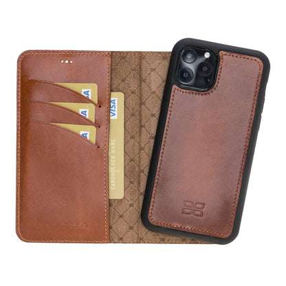 Apple iPhone 11 Series Detachable Leather Wallet Case - MW-15