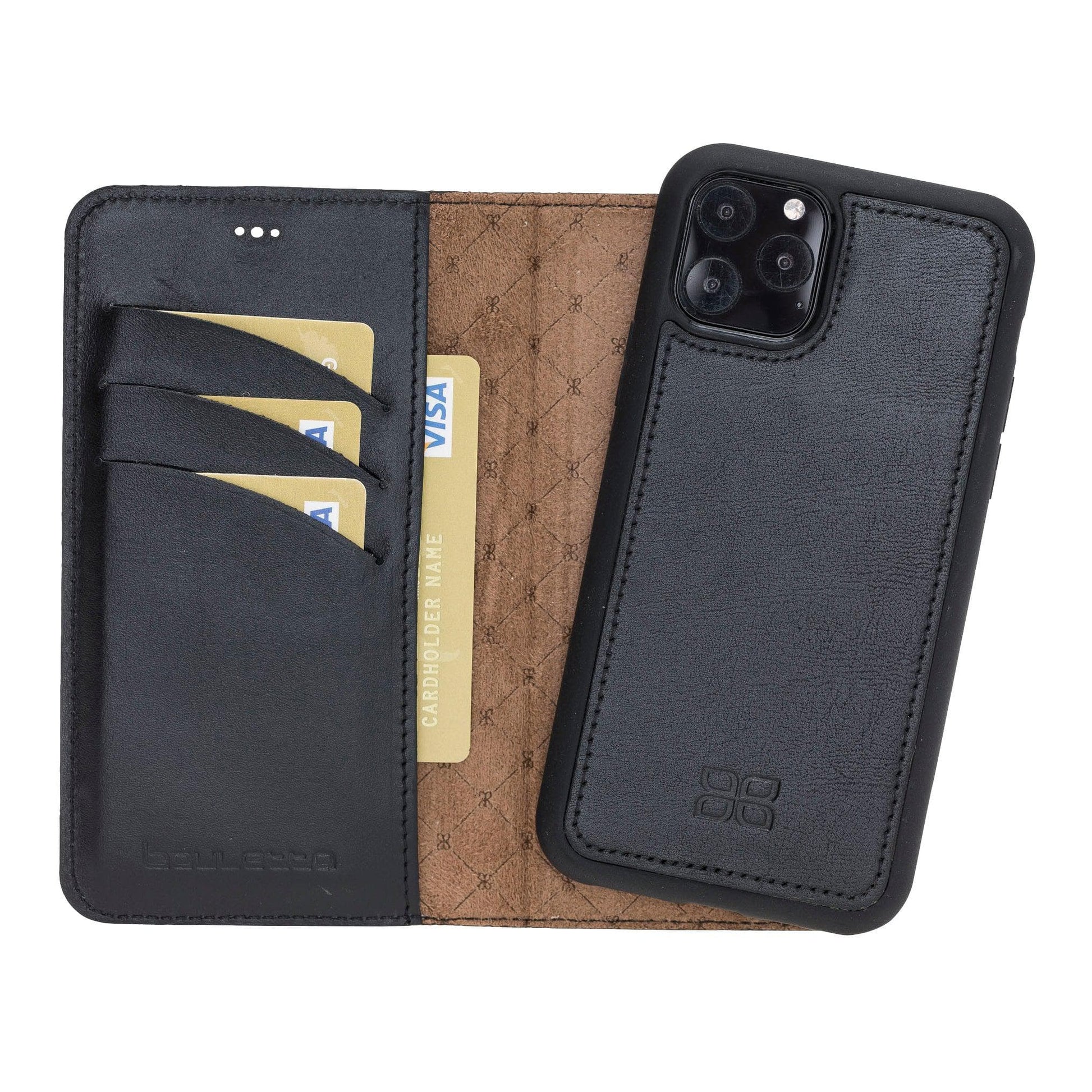 Apple iPhone 11 Series Detachable Leather Wallet Case - MW-16