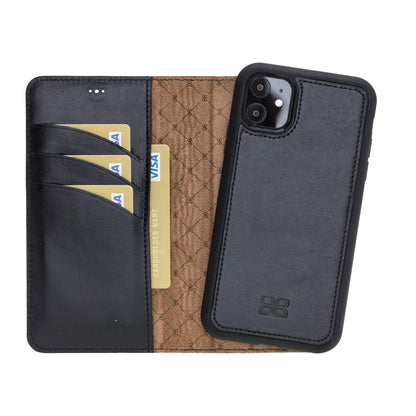 Apple iPhone 11 Series Detachable Leather Wallet Case - MW-23