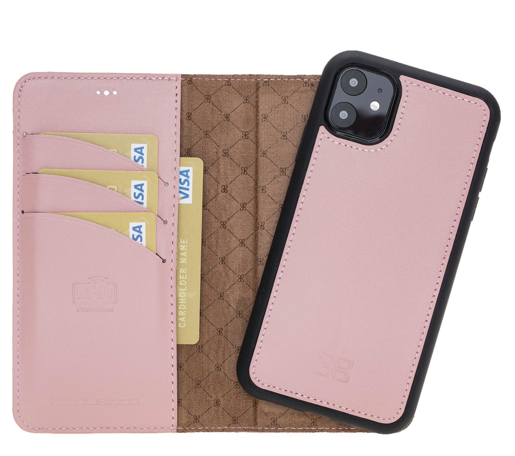 Apple iPhone 11 Series Detachable Leather Wallet Case - MW-26