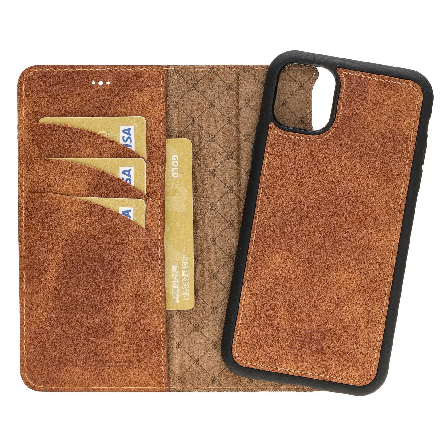 Apple iPhone 11 Series Detachable Leather Wallet Case - MW-27