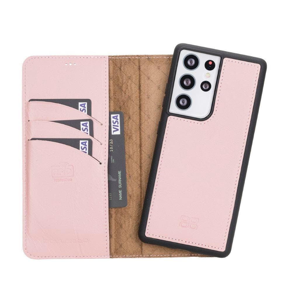 Samsung Galaxy S21 Series Detachable Leather Wallet Cases - MW-8