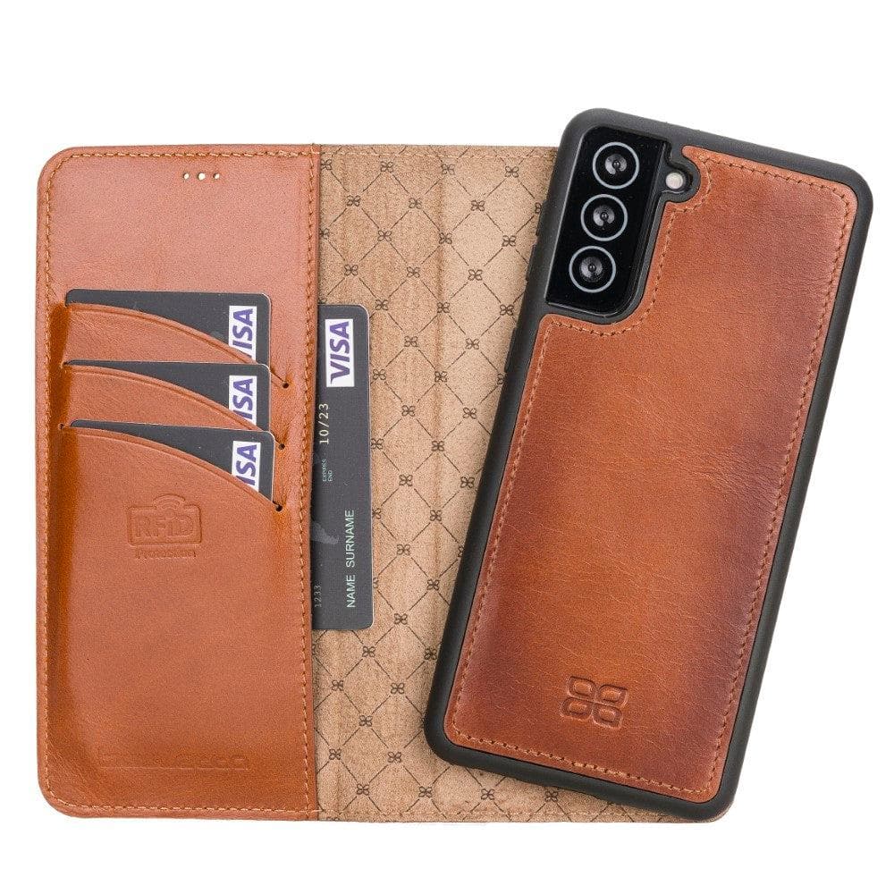 Samsung Galaxy S21 Series Detachable Leather Wallet Cases - MW-11