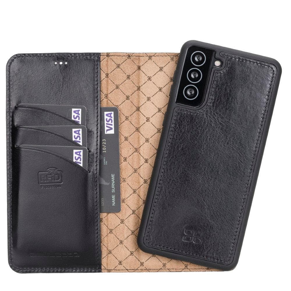 Samsung Galaxy S21 Series Detachable Leather Wallet Cases - MW-23