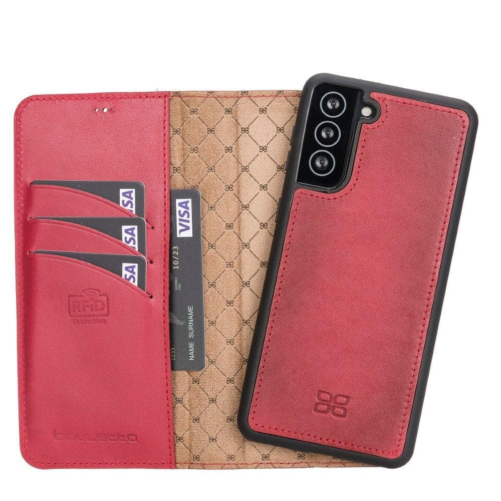 Samsung Galaxy S21 Series Detachable Leather Wallet Cases - MW-20