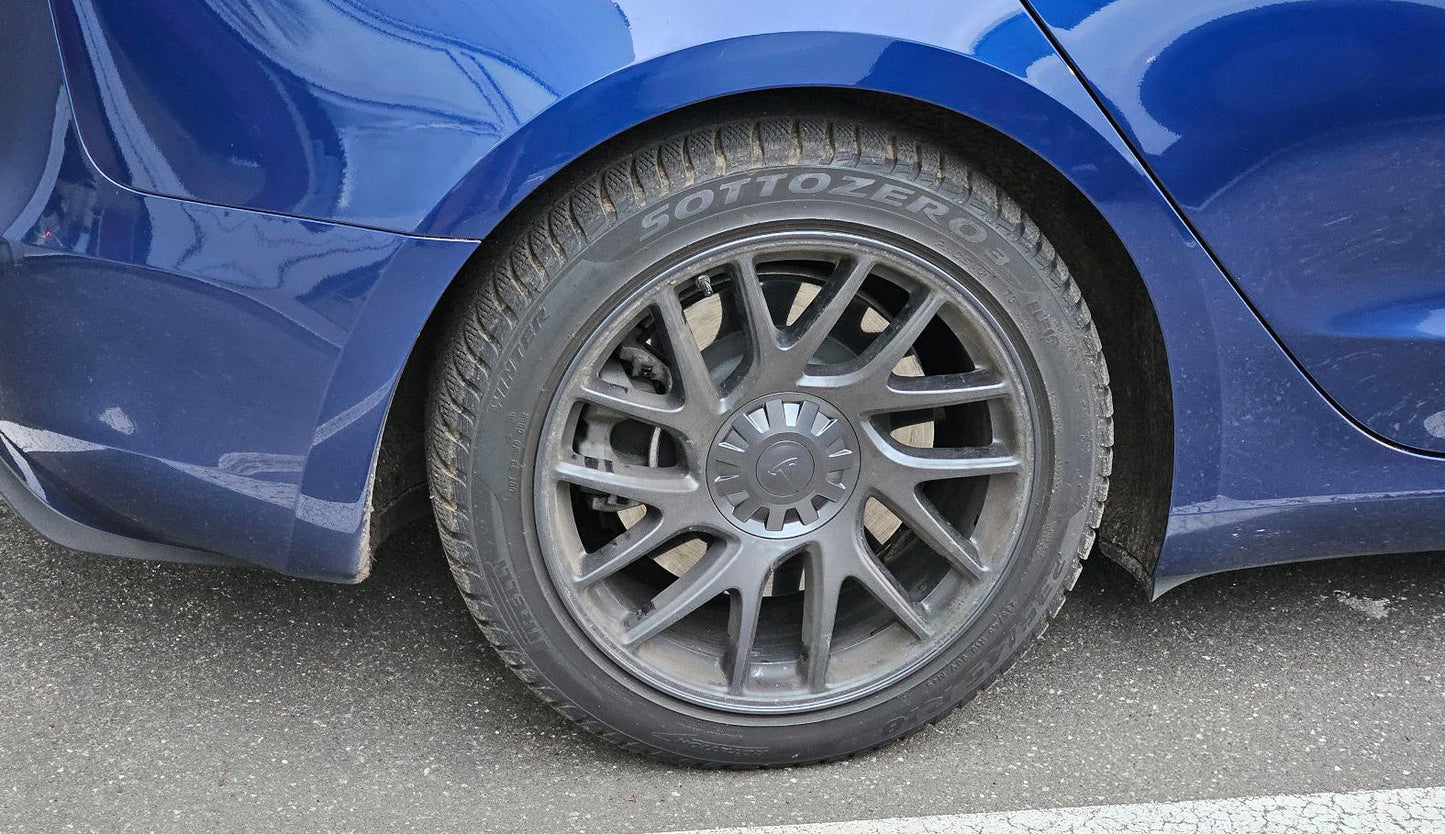 Große Radnabenabdeckung (4x) für das Tesla Model 3 Highland-1