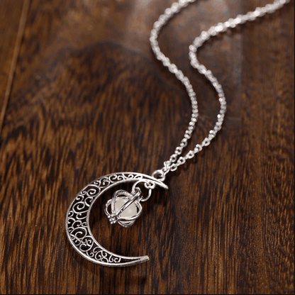 Stralende Glow-in-the-Dark Maan Ketting