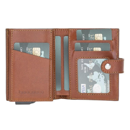 Palermo Zip Mechanical Leather Card Holder-3