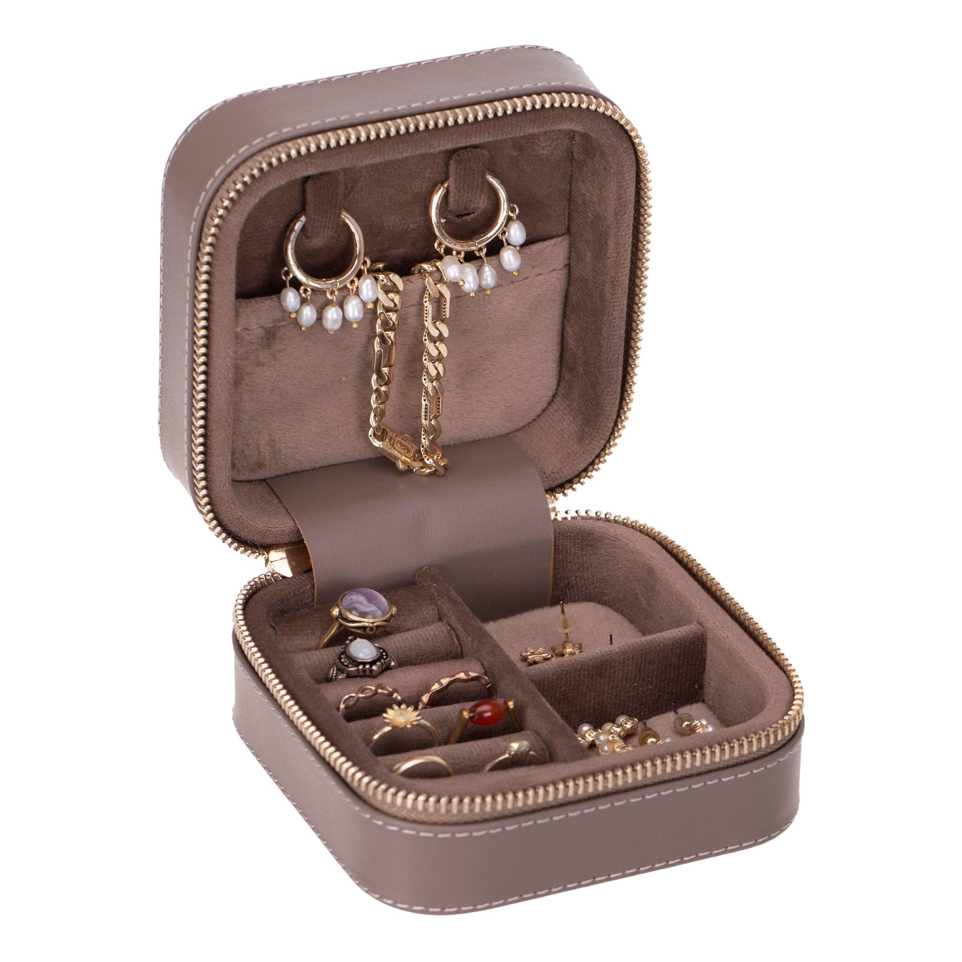 Perlyon Leather Jewelry Box-0