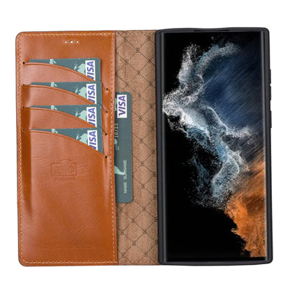 Samsung Galaxy S22 Series Leather Detachable Wallet Case - MW-1