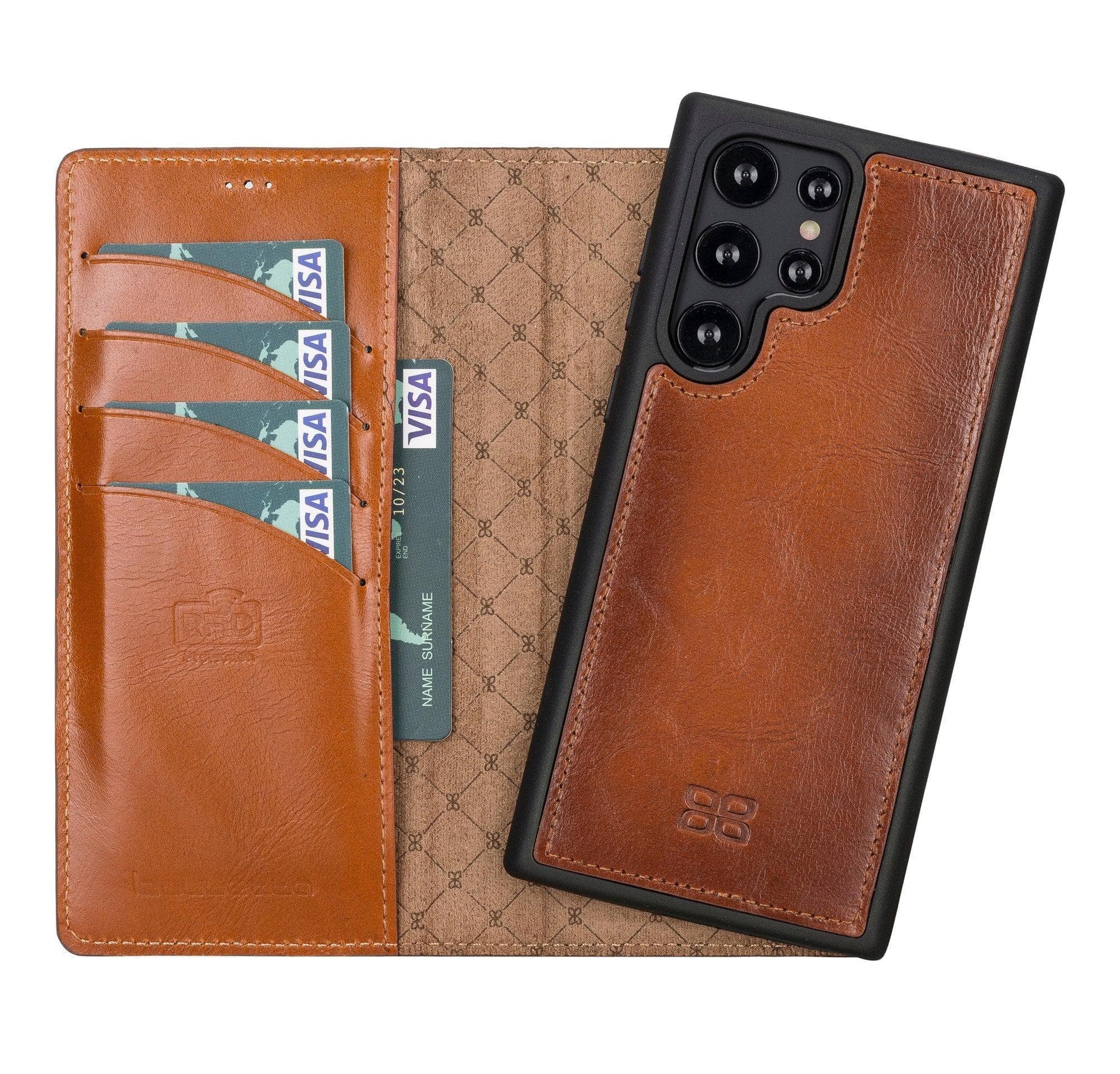 Samsung Galaxy S22 Series Leather Detachable Wallet Case - MW-2