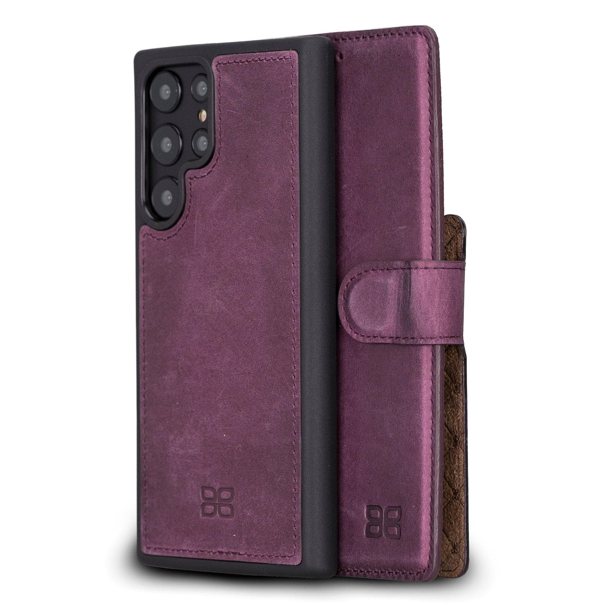 Samsung Galaxy S22 Series Leather Detachable Wallet Case - MW-7