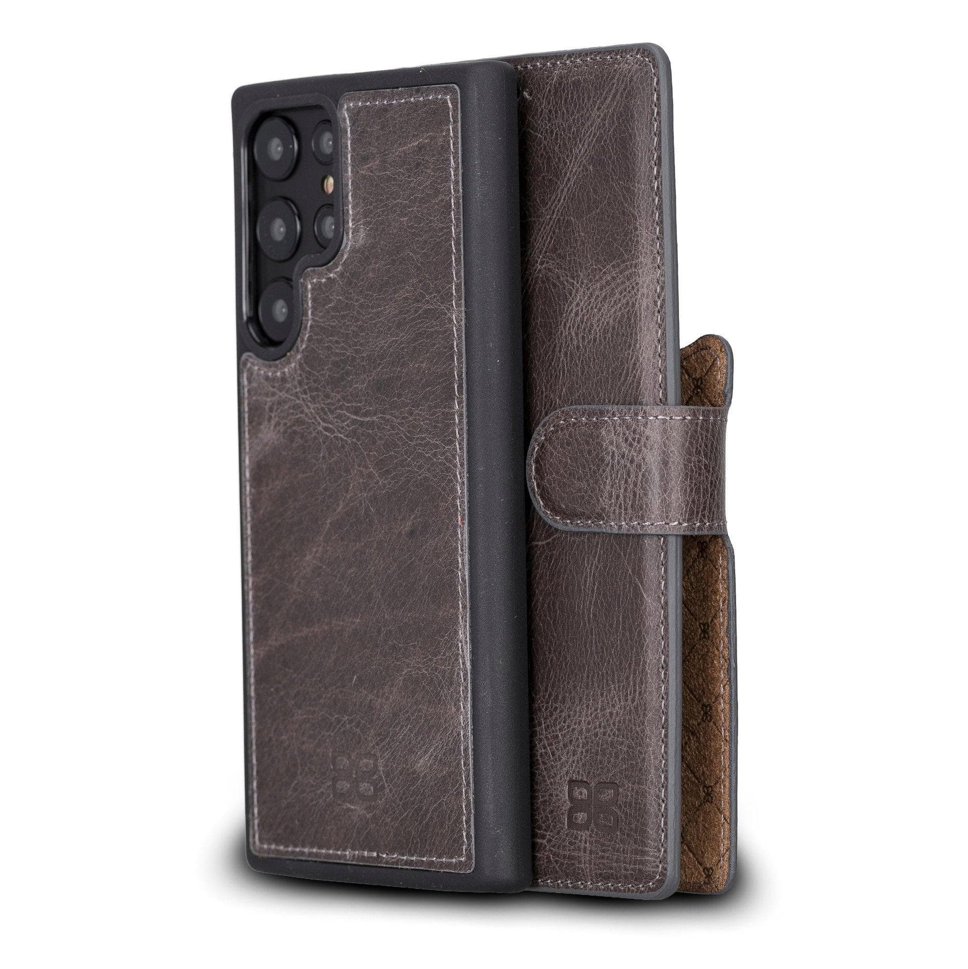 Samsung Galaxy S22 Series Leather Detachable Wallet Case - MW-8