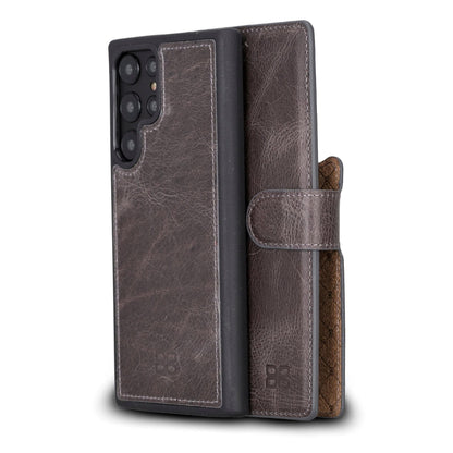 Samsung Galaxy S22 Series Leather Detachable Wallet Case - MW-8