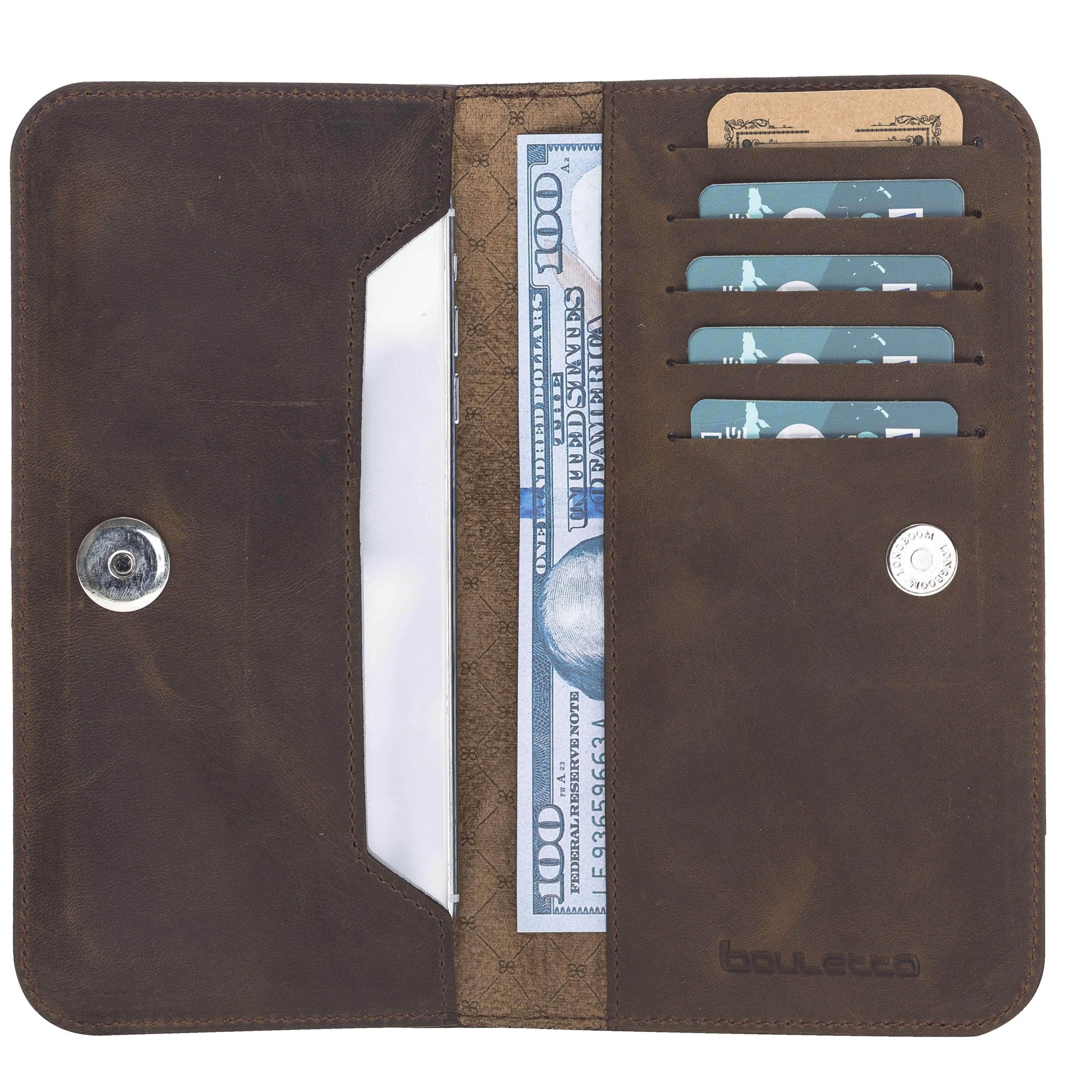 Universal Lisbon Clutch Leather Holster Phone Case for Apple iPhone X Series-3