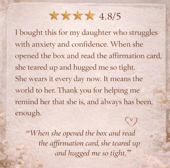 I Am Enough Bracelet – Beaded Affirmation Bracelet – Self Love Jewelry for Women – Meaningful Reminder Bracelet