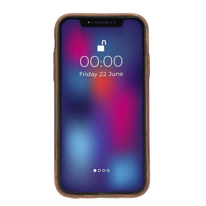 Rock Cover Stand iPhone 11 Series Genuine Leather Case / RCS - iPhone 11 / BURNISHED RUSTIC TAN-3