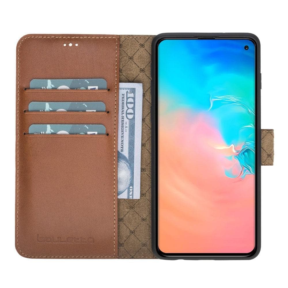 Samsung Galaxy S10 Series Detachble Leather Wallet Case - MW-1